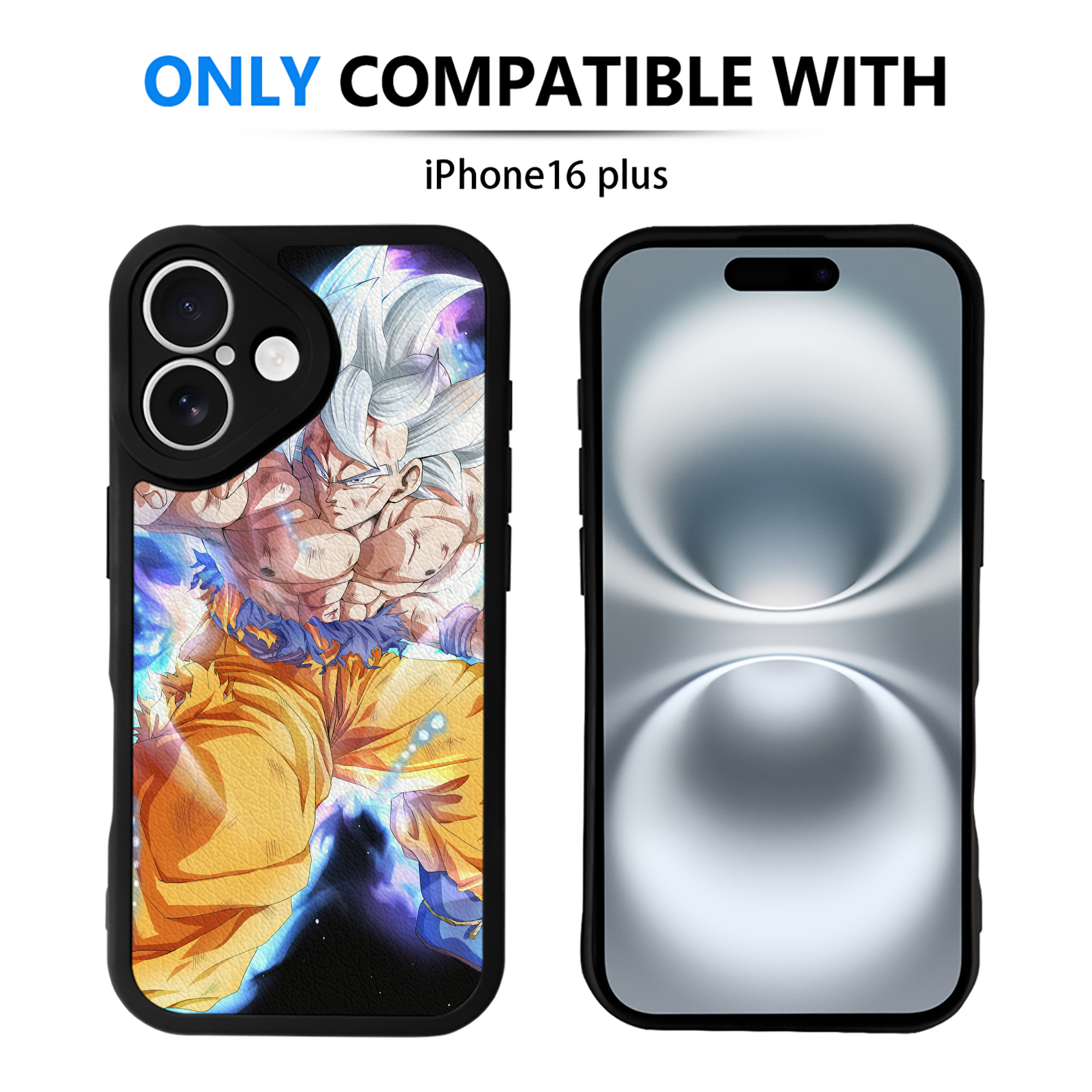 （画像用） ドラゴンボール DRAGON BALL 【iPhone 16シリーズ対応】シリコンスマホケース（レザー調） 材質：シリコン
